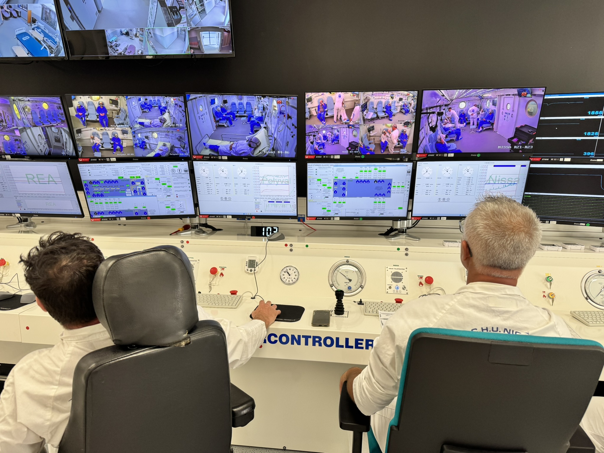 NEWS HAUX Druckkammer HyperbaricPressureChamber Nizza Pasteur 2 Hospital Fahrstand 2025